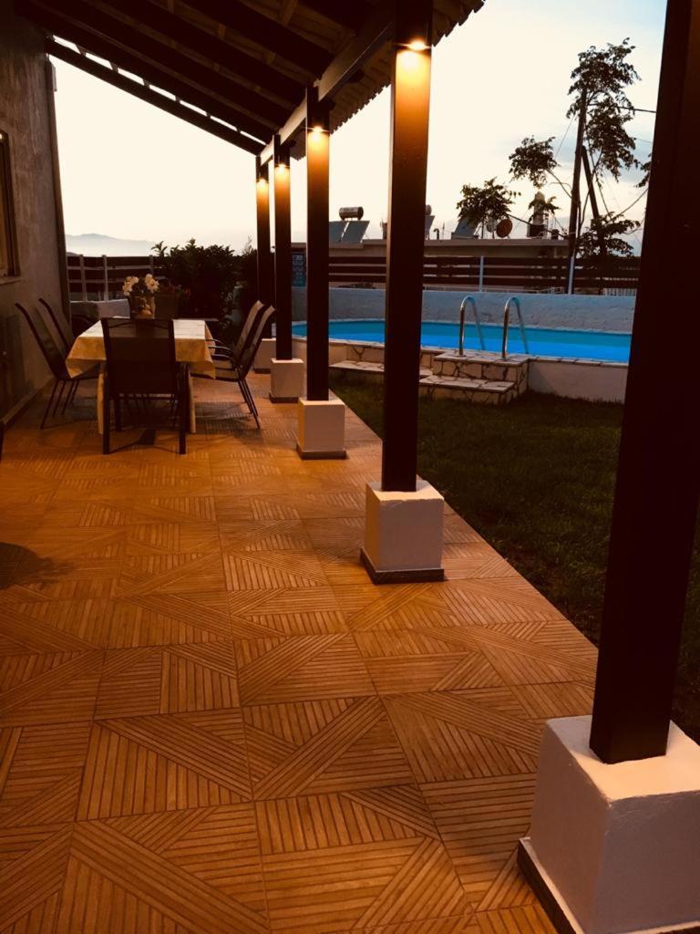 Fontana Luxury Villa Salakos With Pool Near Beach Exteriér fotografie